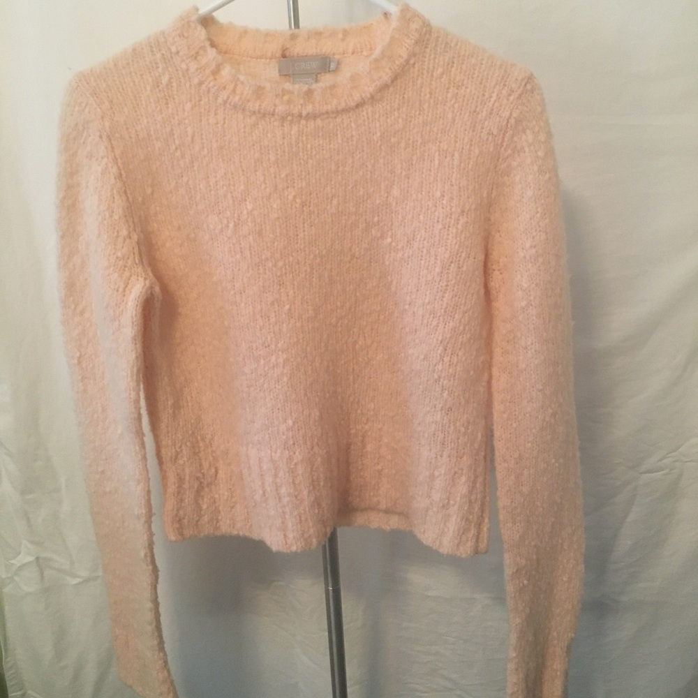 J.Crew Light Pink Crew Neck Sweater